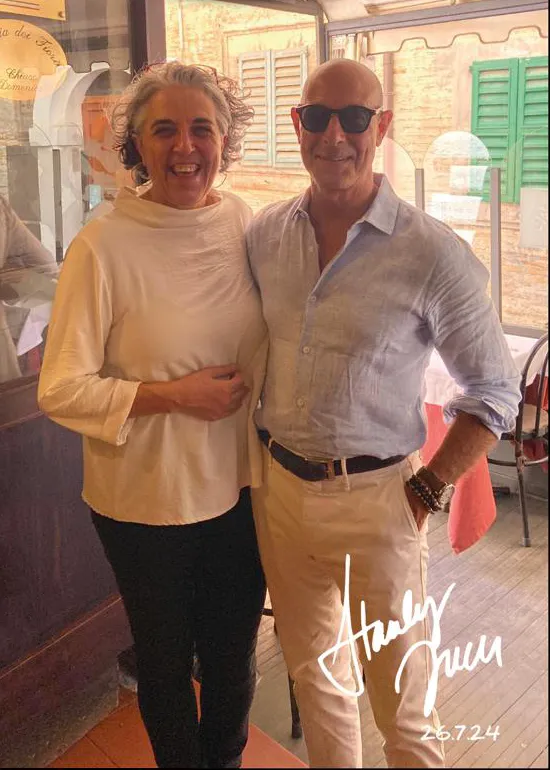 Letizia Carducci e Stanley Tucci